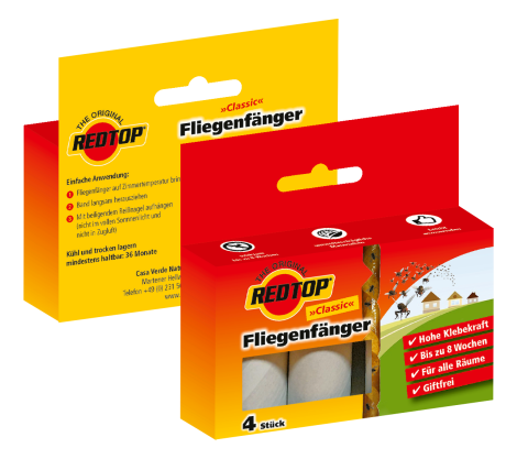 REDTOP Classic Fliegenfänger-4er Packung
