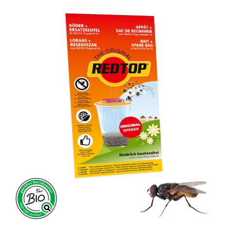 REDTOP® Monitoring Fliegenfalle Nachfüllpack XL 8l