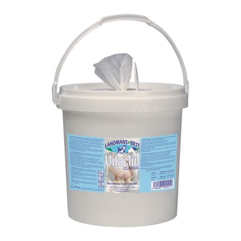 UDACLIN® Classic feuchte Eutertücher Eimer 1000 Blatt