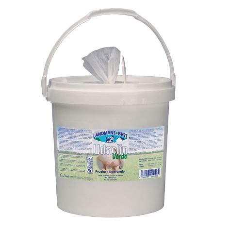 UDACLIN® Verde feuchtes Euterpapier Eimer 1000 Blatt