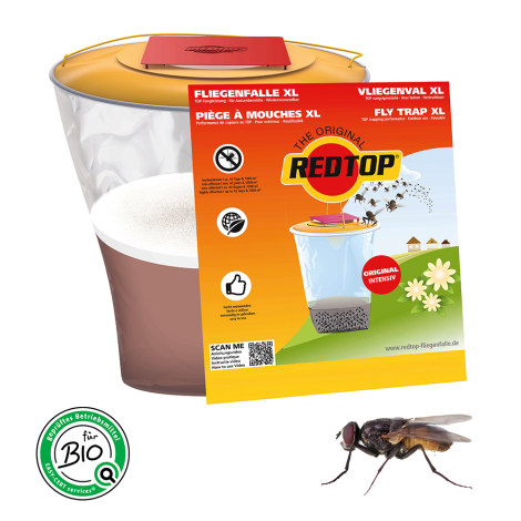 REDTOP® Fliegenfalle XL 8 l (Mehrwegmodell)