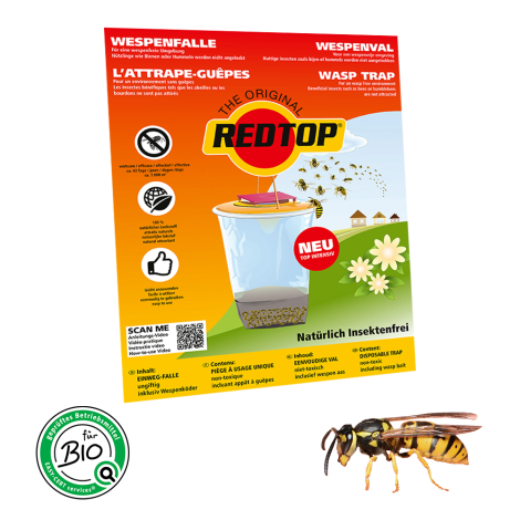 REDTOP® Wespenfalle 3 l (Einwegmodell)